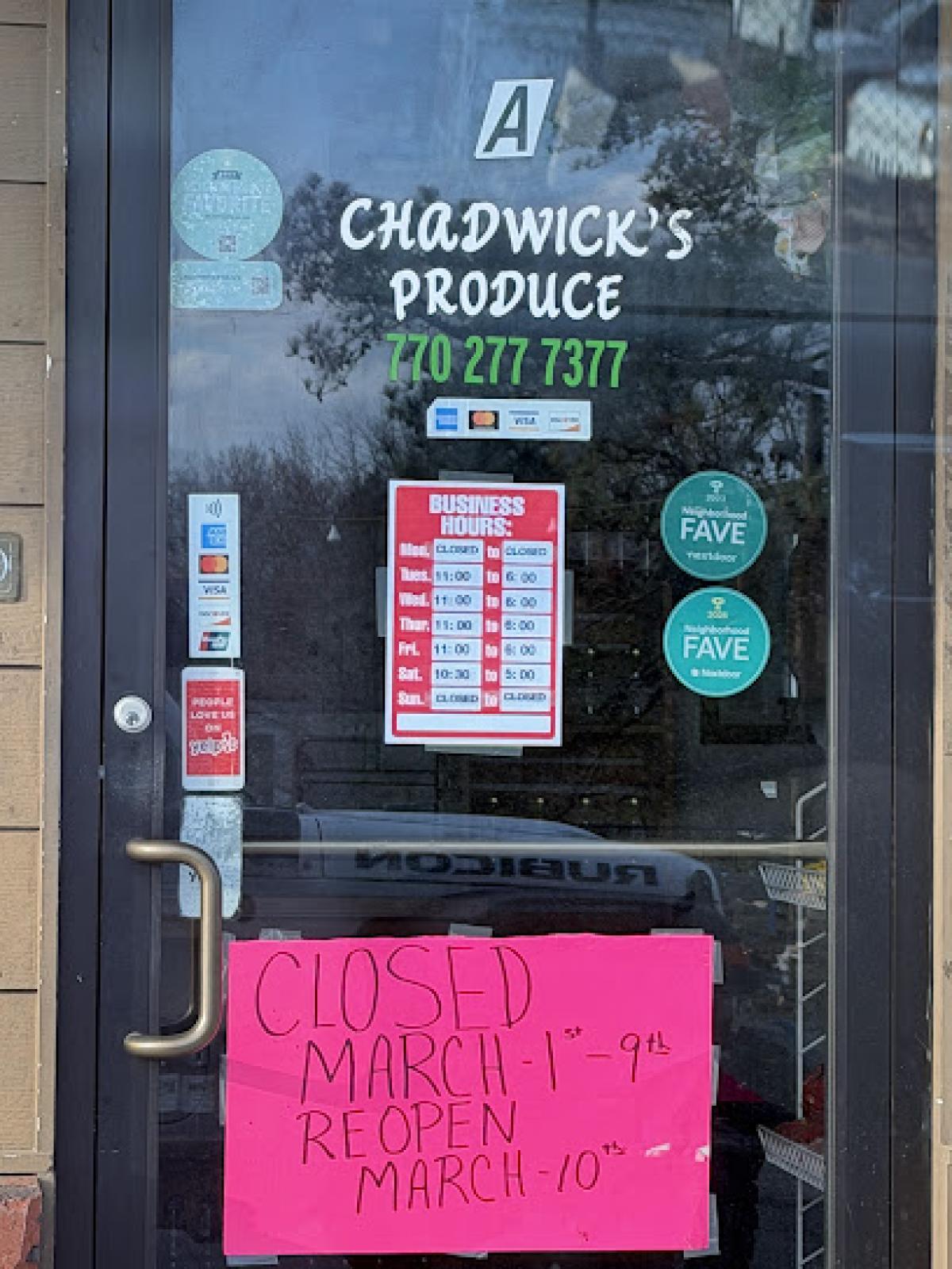 Chadwicks Produce LLC