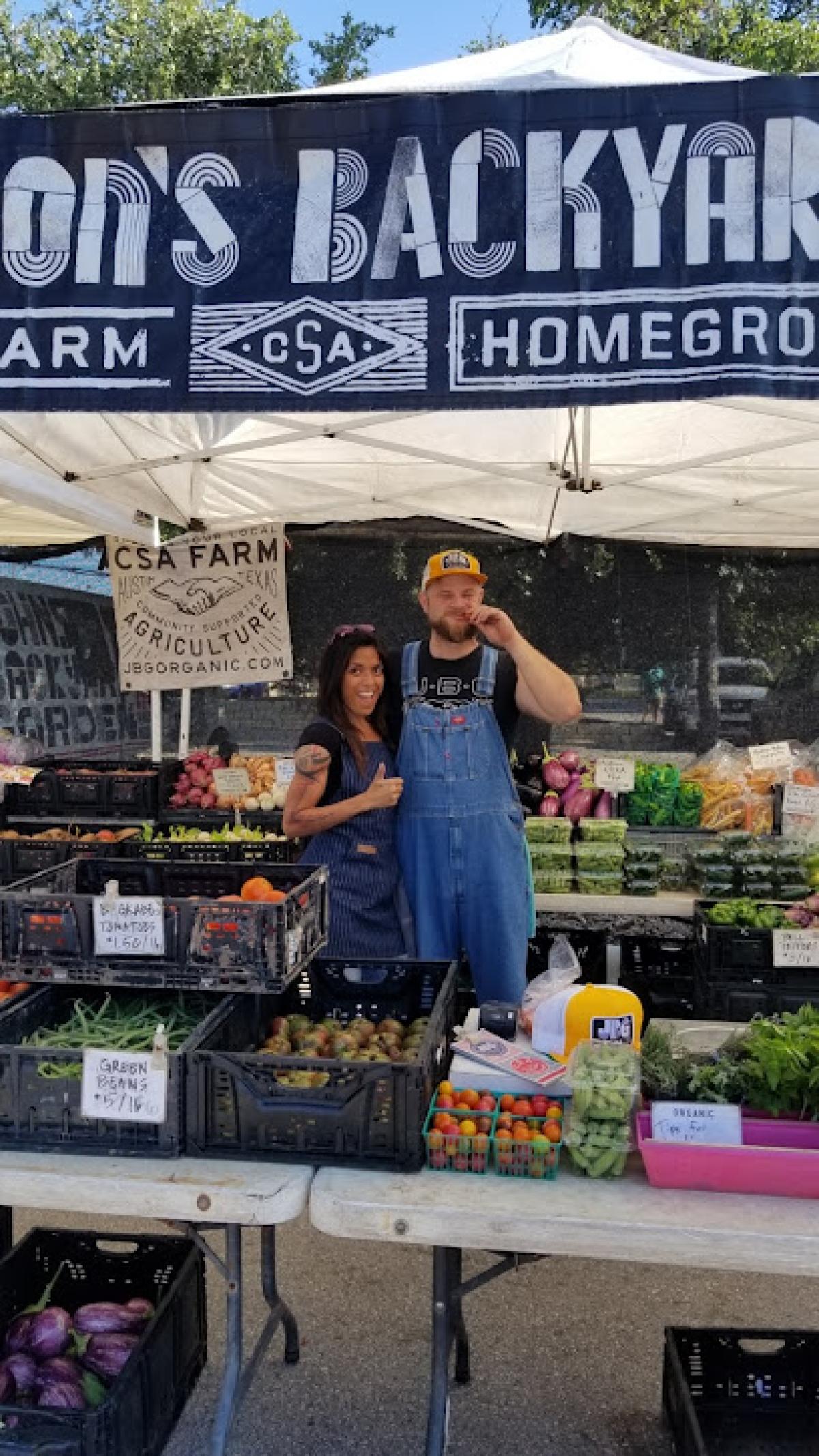 Farmers Market At Wolf Ranch Shopping Center In Georgetown TX