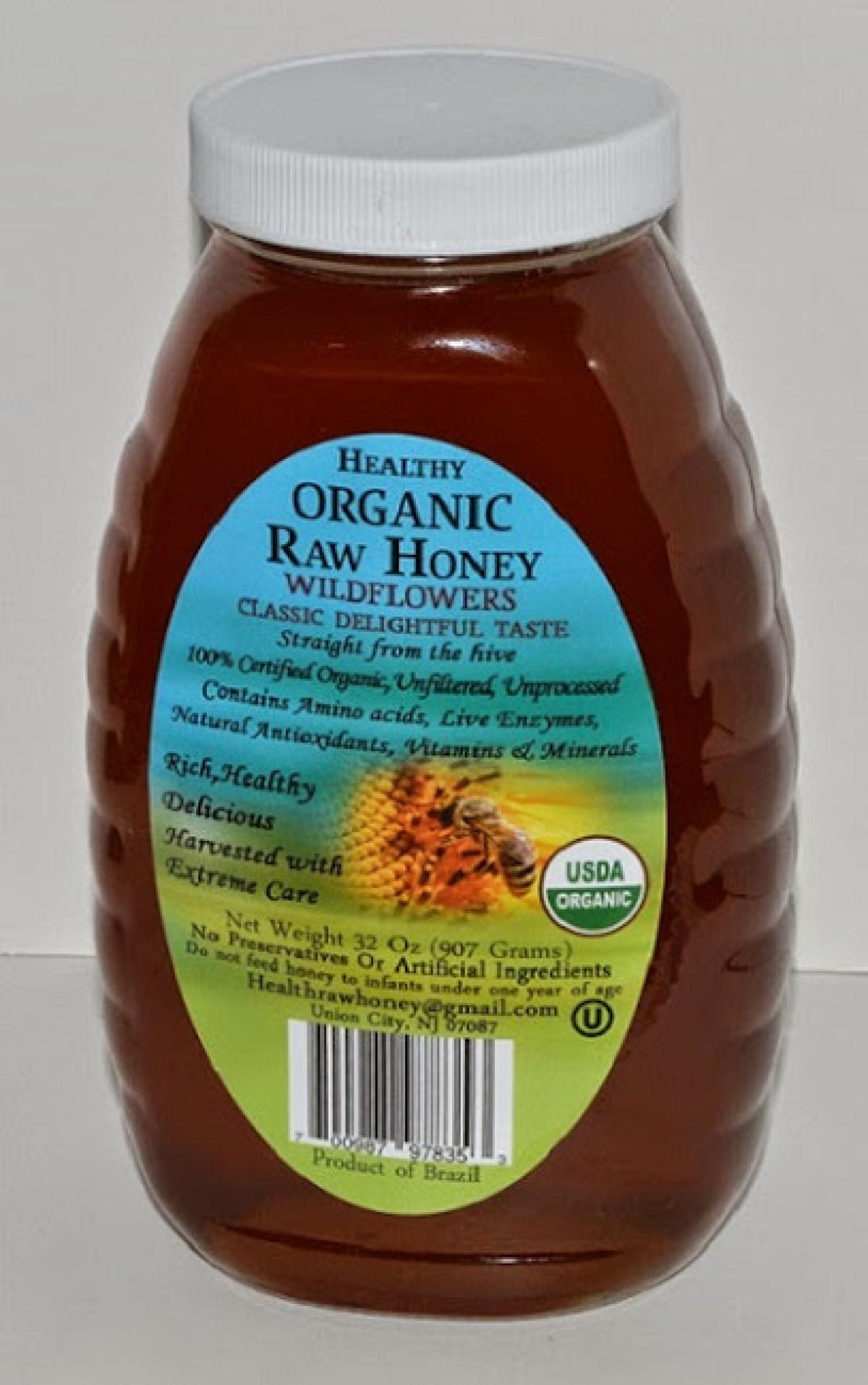 Healthy Organic Raw Honey