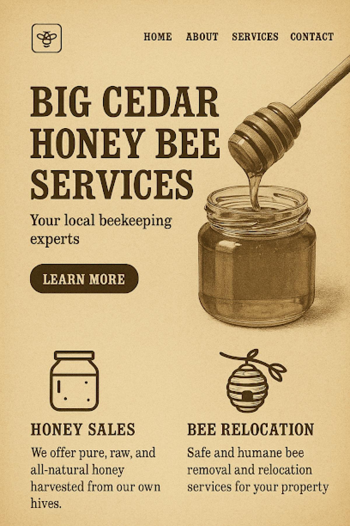 Big Cedar Honey Bee Services